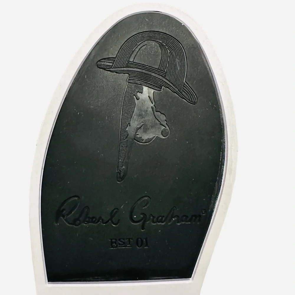 Robert Graham NWOB Ocean & Skull Leather Slip On Sneakers Sz.9 Casual Preppy